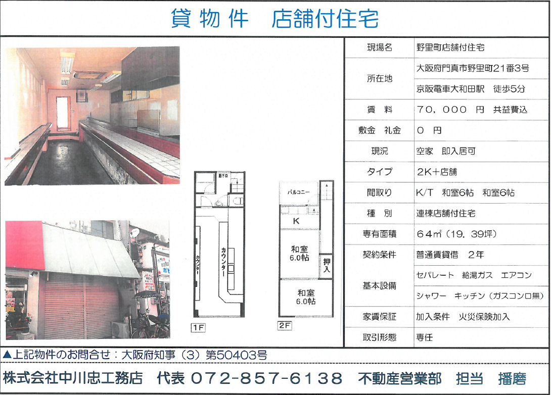 貸物件情報