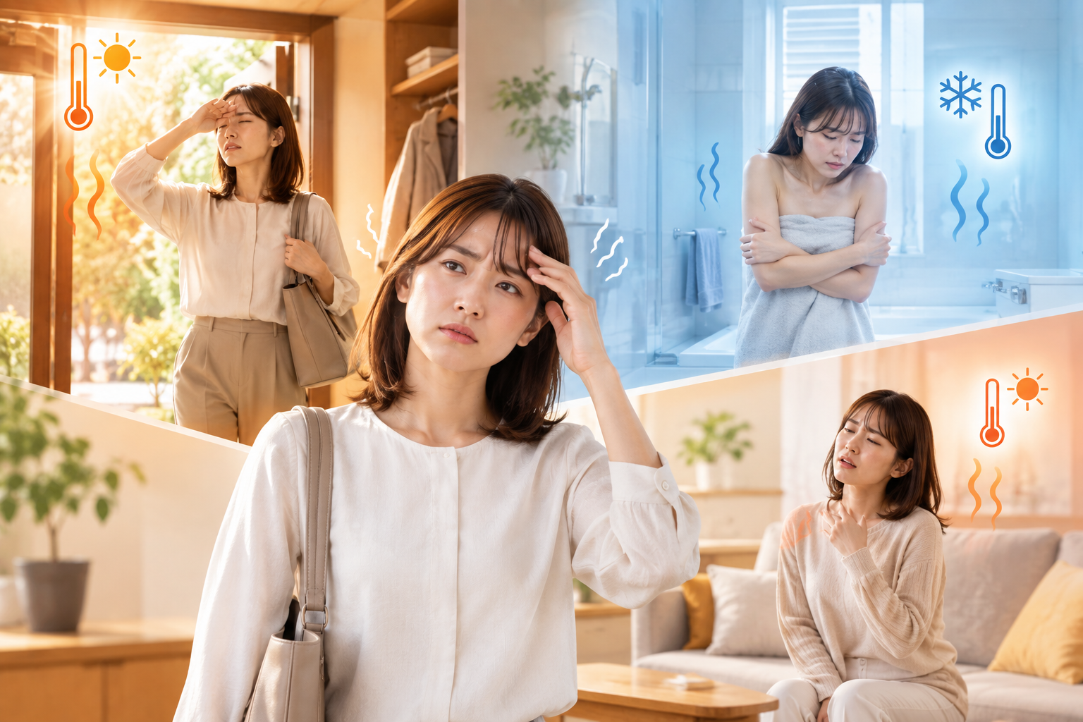 暑さ寒さのストレス