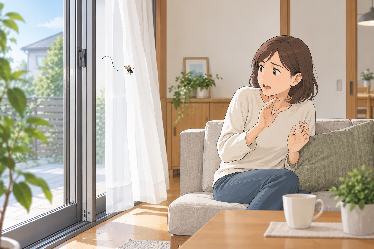虫の侵入