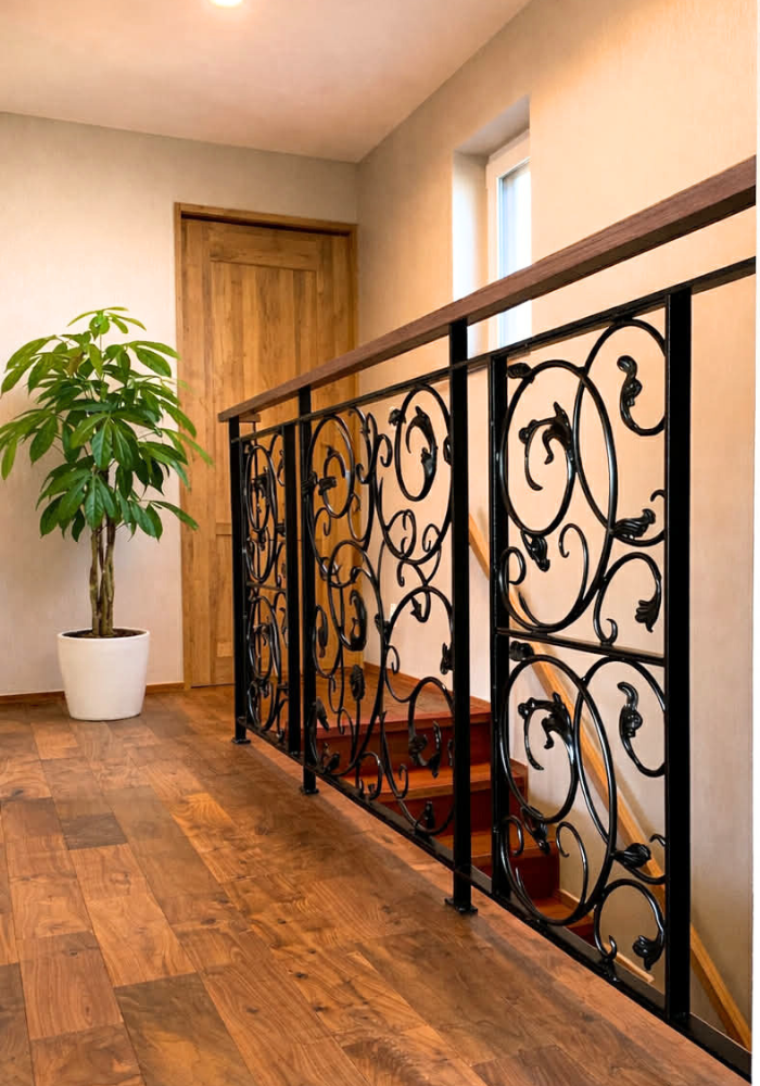 ロートアイアン手すり