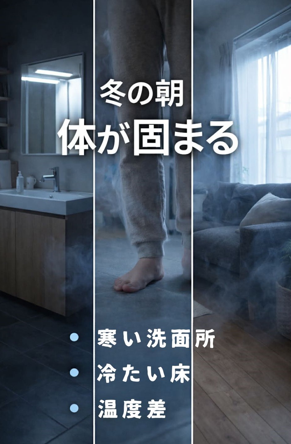 寒い家のイメージ