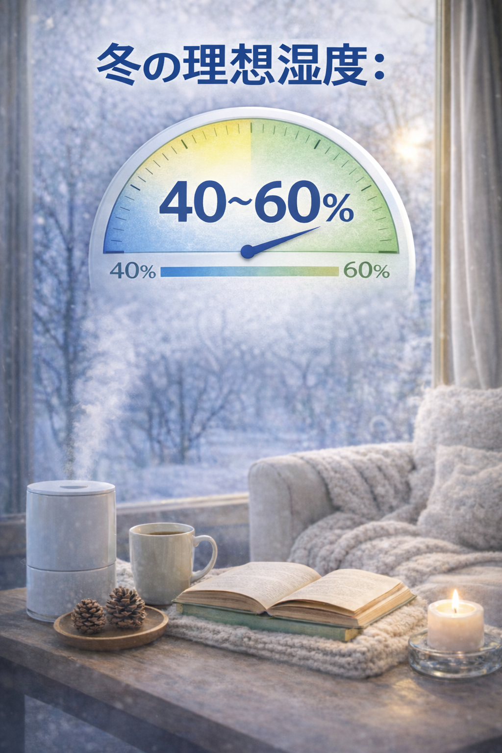 冬季の理想の湿度