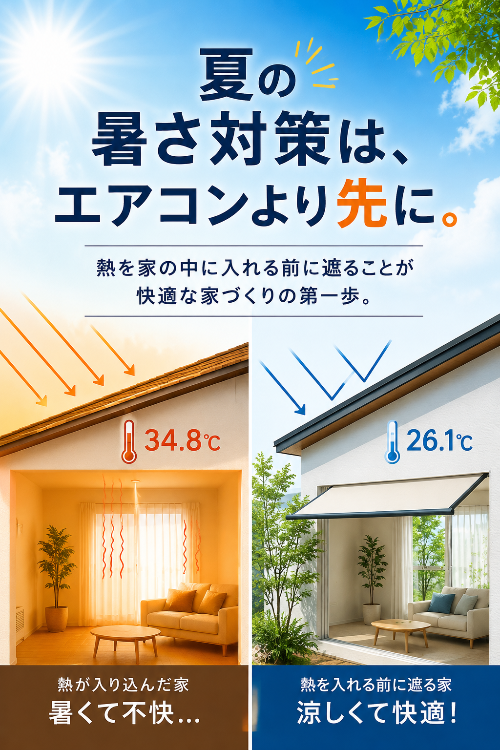 夏の暑さ対策
