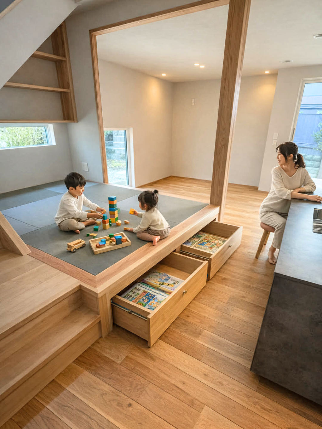 小上がりの畳の間