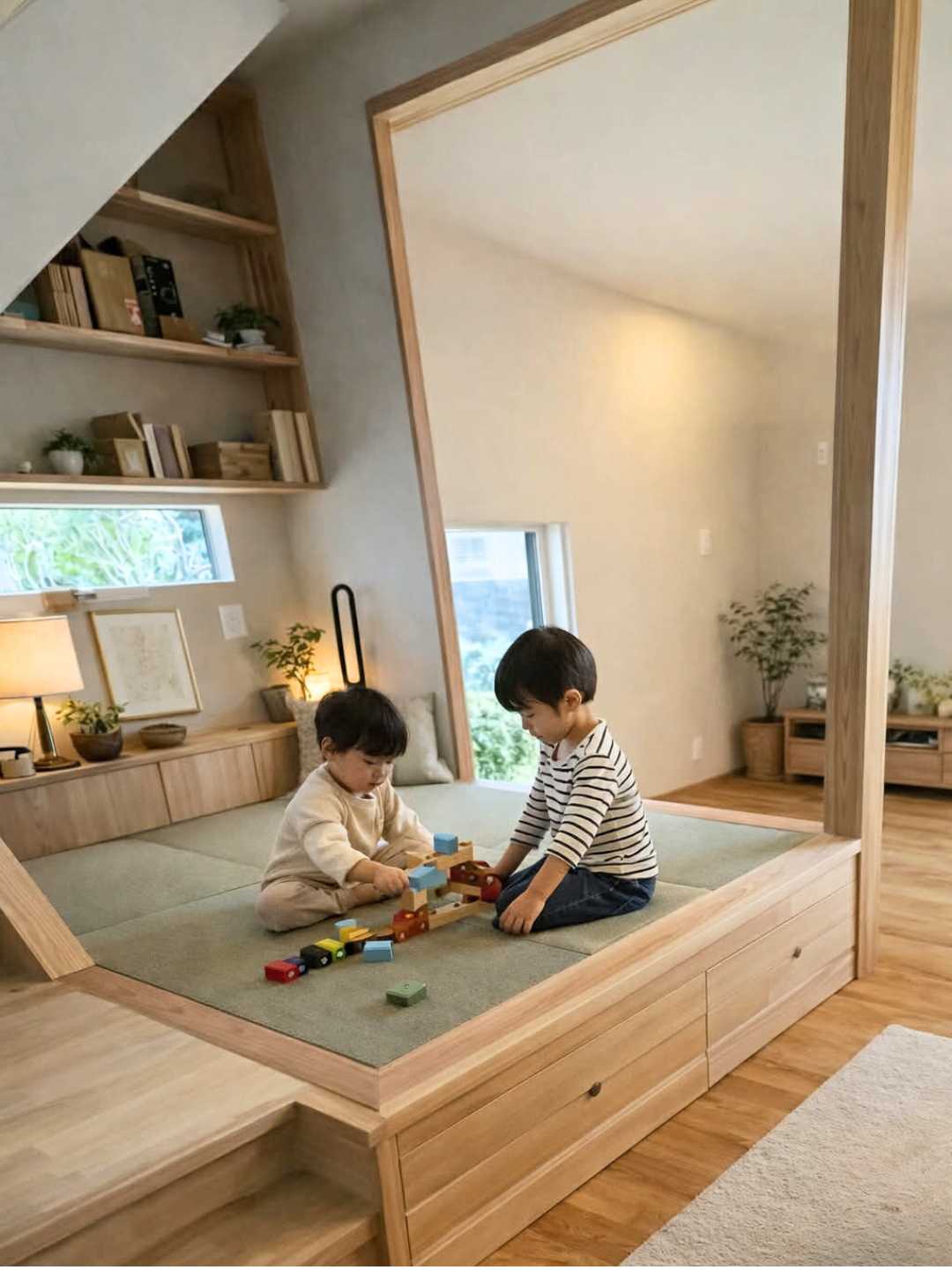 故上がりの畳の間