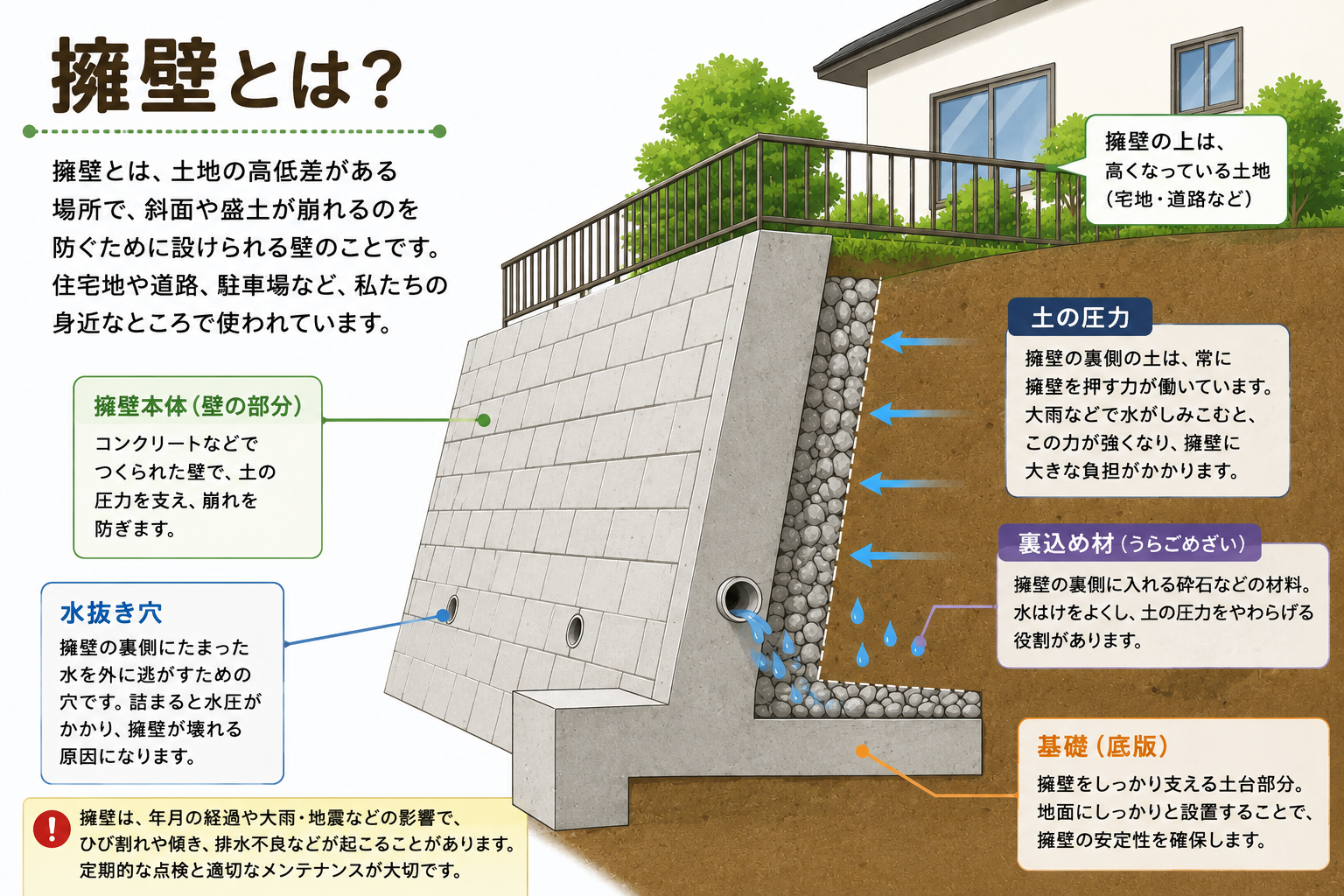 擁壁とは