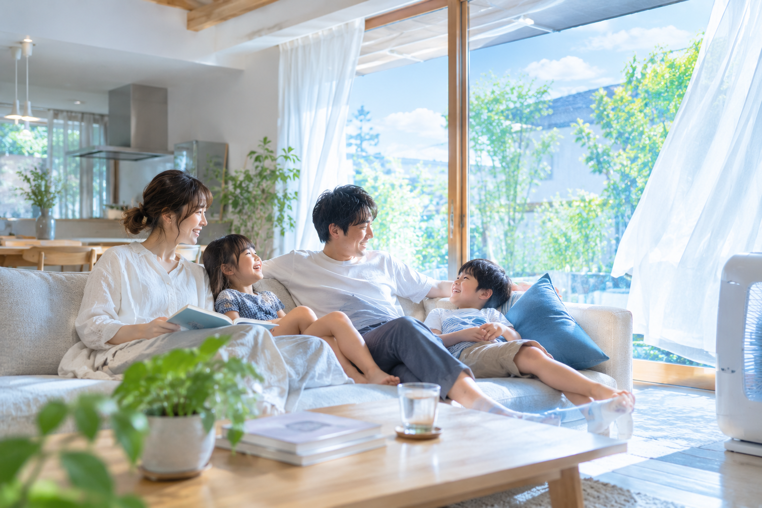 夏も涼しい家
