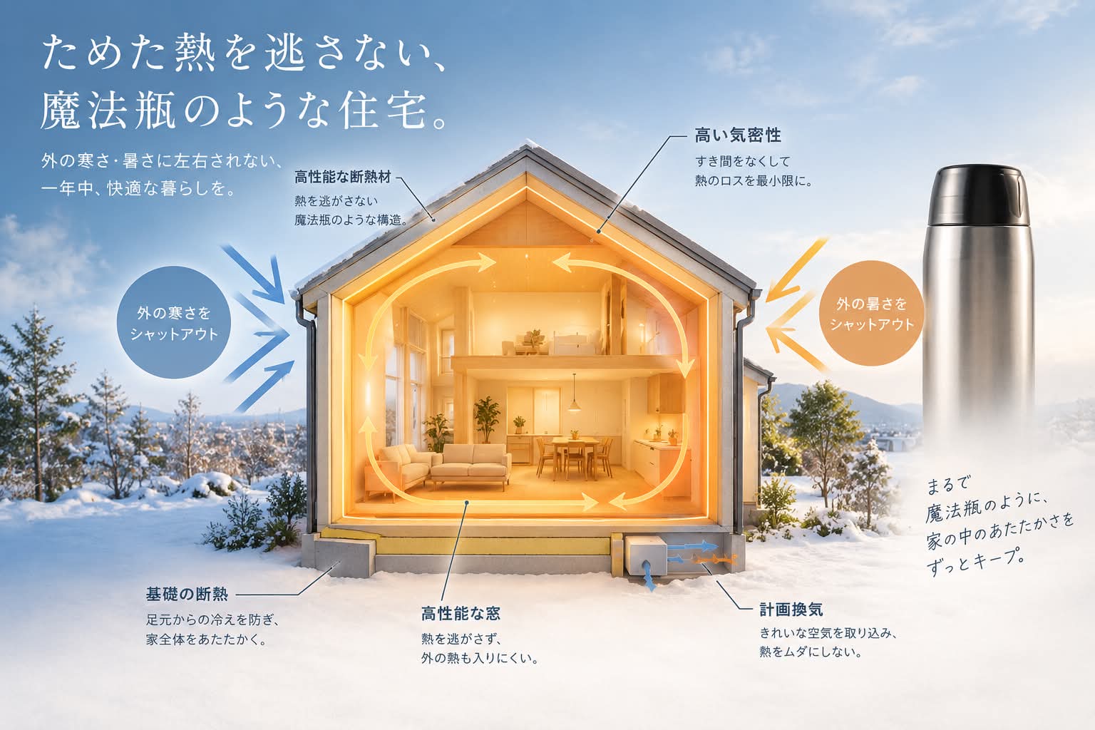 魔法瓶住宅