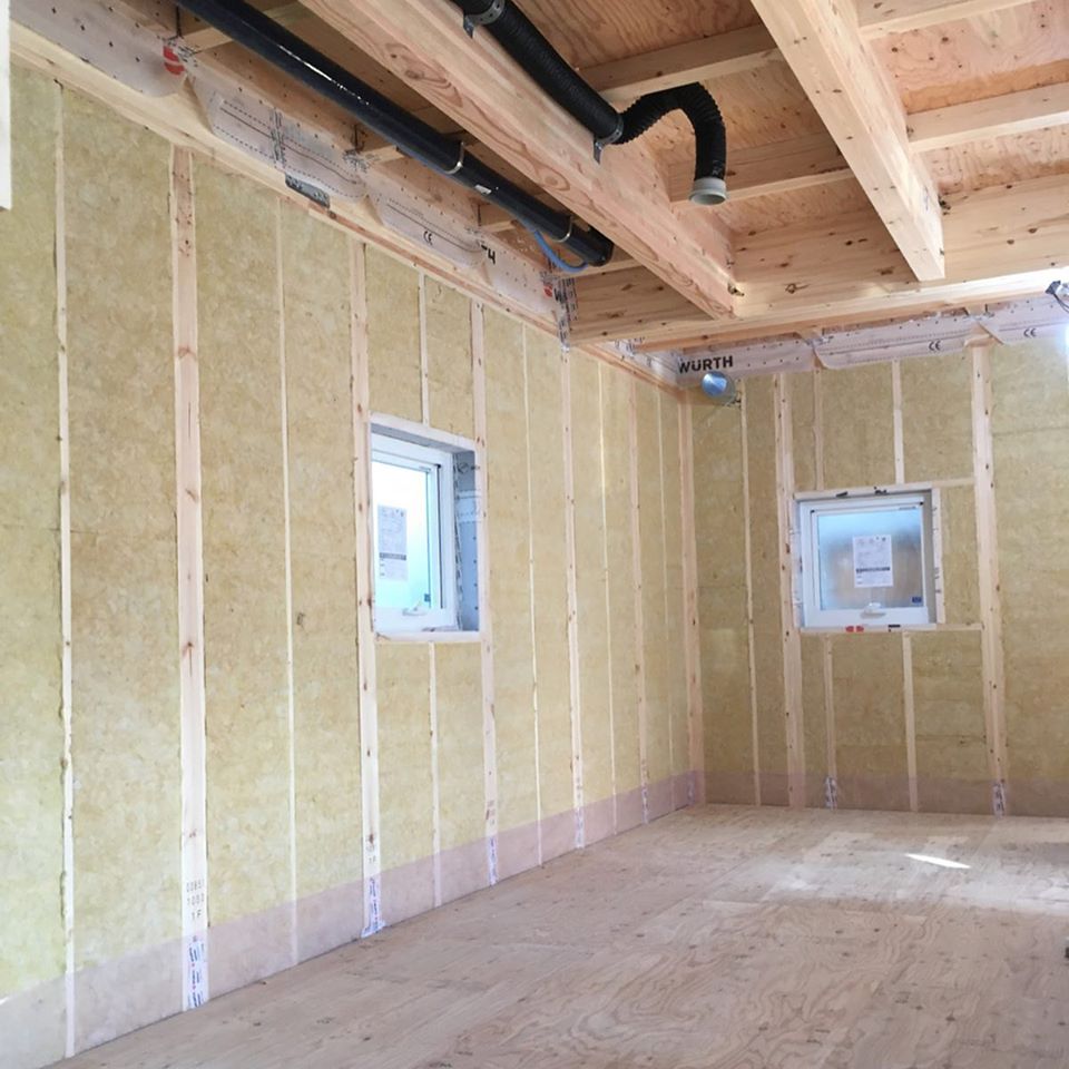 室内断熱材施工