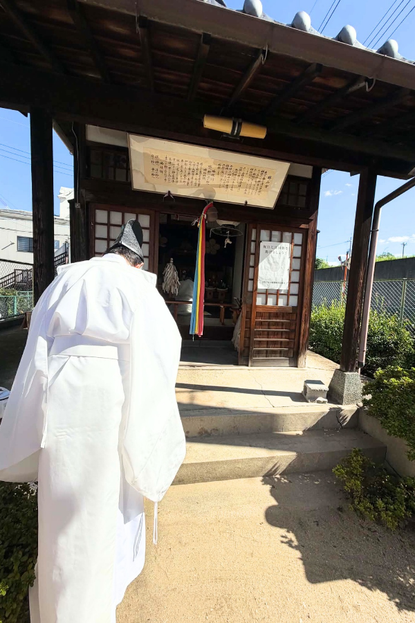 鳥居竣工式