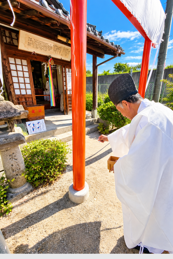 鳥居竣工式