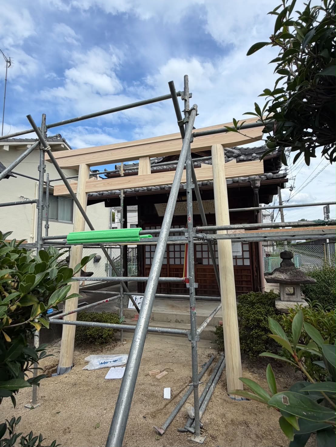 鳥居設置