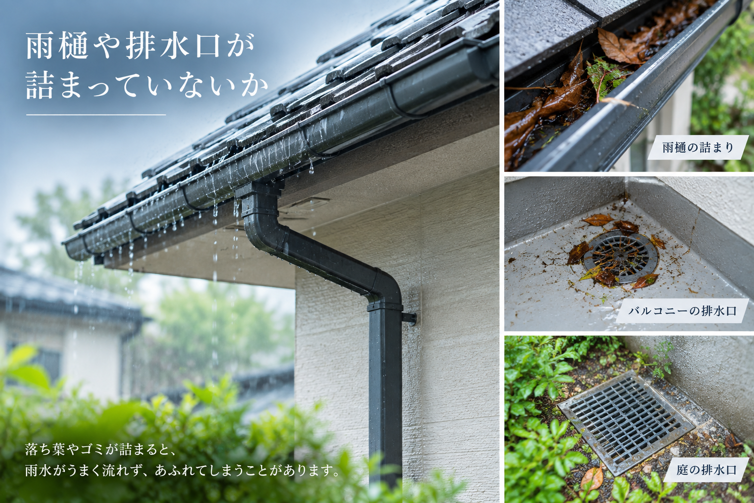 雨樋のつまり