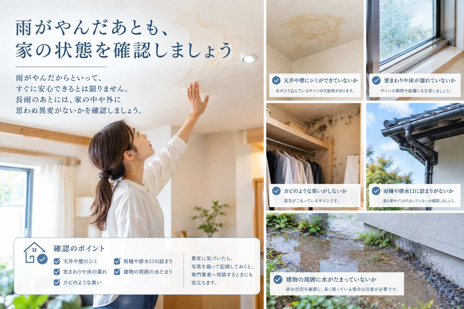 家の状態を確認する