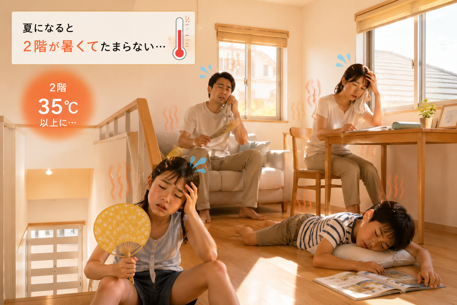 夏暑い家
